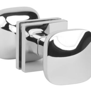 Двостороння нефіксована ручка кноб Aprile AS Querca Q 7S хром (Польща)