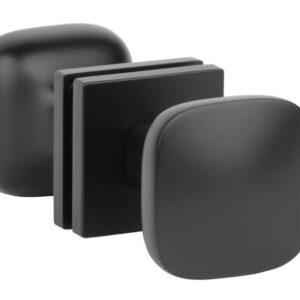 Двостороння нефіксована ручка кноб Aprile AS Querca Q 7S чорний (Польща)