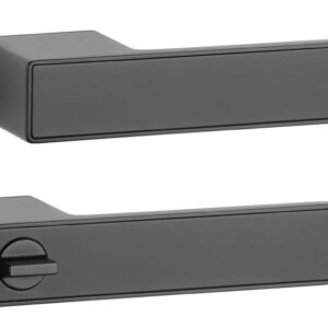 Права ручка для дверей Aprile ASG Hedera RTH L під вставку з WC-фіксатором чорний (Польща)