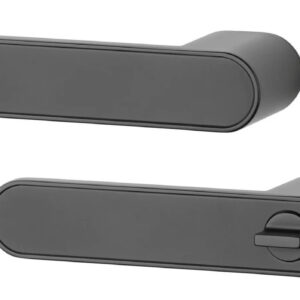 Ліва ручка для дверей Aprile ASG Guava RTH L під вставку з WC-фіксатором чорний (Польща)