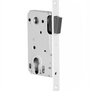 Магнітний замок Aprile 2868 PZ 50/85 під циліндр білий матовий (Польща)