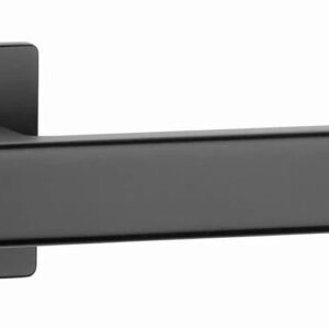 Ручка дверна на розетці Aprile AS TILIA Q 5S чорний (Польща)