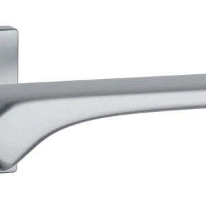 Ручка на вхідні двері Aprile AS BERGENIA Q 7S хром сатин (Польща)