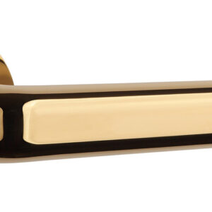 Ручка на круглій розетці Aprile AT INULA R 7S латунь полірована PVD (Польща)