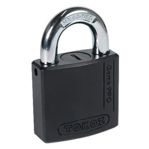 Замок навісний Tokoz Gama 50 OS PRO T04 Sleeve 3BT 22 мм 10 мм чорний (Чехія)