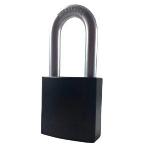 Замок навісний Tokoz Gama 50 OS PRO T04 Sleeve 3BT 80 мм чорний (Чехія)