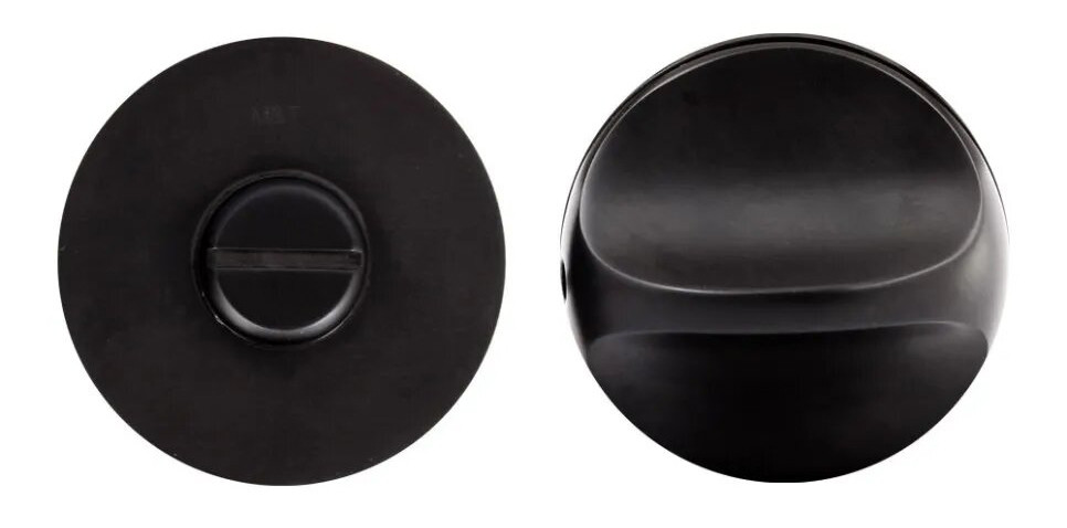 Дверна накладка під WC M&T Up/Down 144871 титан/чорний матовий (Чехія)