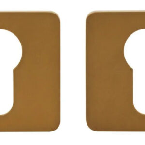 Накладка на циліндр M&T 000597 47х47 мм титан/латунь матова (Чехія)