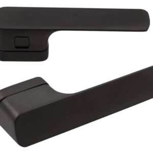 Ручка з фіксатором WC M&T Minimal 2.0 147803 Ліва, титан/чорний матовий (Чехія)