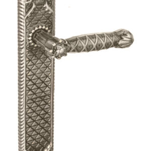 Ручка дверна на планці UNO BAROCCO STELLA 750 BIG нікель (Україна)