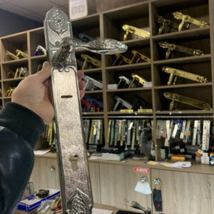 Ручка UNO BAROCCO CRISTALLO 840 Two Key Lock під 2 ключі нікель (Україна)