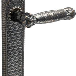 Ручка на планці UNO BAROCCO STELLA 750 BIG бронза/чорна патина (Україна)