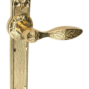 Дверна ручка UNO BAROCCO BELLE 840 BIG латунь полірована (Україна)