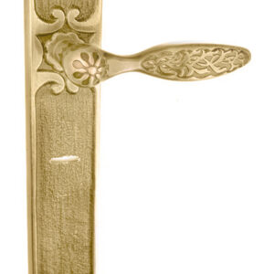 Ручка UNO BAROCCO CRISTALLO 840 Two Key Lock під 2 ключі латунь матова (Україна)