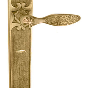 Ручка під 2 ключі UNO BAROCCO CRISTALLO 840 Two Key Lock золото французьке (Україна)