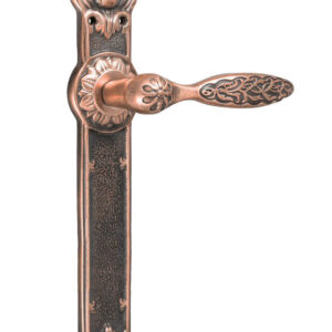 Ручка для дверей на планці UNO BAROCCO BELLE 840 BIG мідний (Україна)