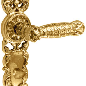 Ручка з фіксатором WC UNO BAROCCO GRANDE 750 золото 24K (Україна)