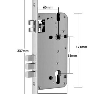 Розпашний 3х ригельний замок TTLOCK 60х85 (Китай)