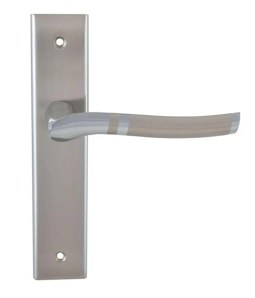 Ручка на планці Siba Verona 0K мат. нікель/хром (Туреччина)