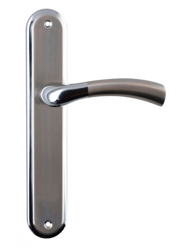 Ручка на планці Siba ECO Saros 0B матовий нікель/хром (Туреччина)