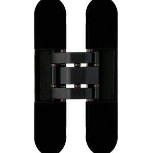 Прихована петля Otlav Invisacta 23х120 з ковпачками матовий чорний (Італія)