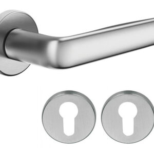 Ручка з накладкою на циліндр DND by Martinelli VIVA! матовий хром (Італія)