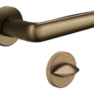 Ручка дверна DND by Martinelli VIVA! з фіксатором WC бронза матова (Італія)