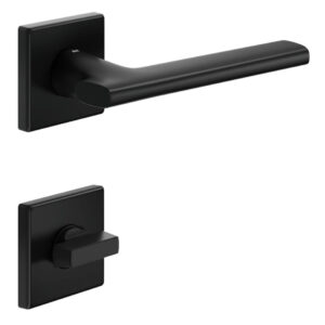 Ручка для дверей з WC-фіксатором DND by Martinelli SAN 02 чорний (Італія)