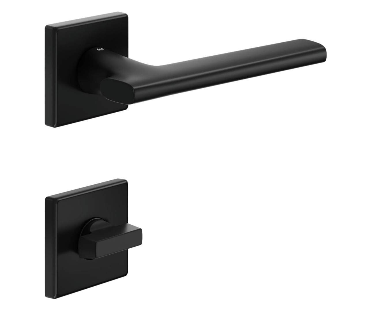 Ручка для дверей з WC-фіксатором DND by Martinelli SAN 02 чорний (Італія)