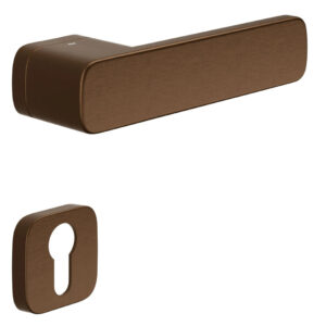 Ручка дверна з накладкою під циліндр DND by Martinelli PLURIS бронза (Італія)