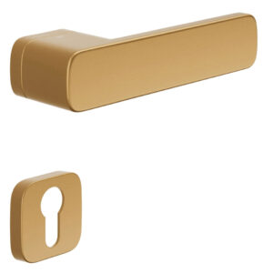 Ручка з накладкою на циліндр DND by Martinelli PLURIS матове золото (Італія)