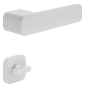 Біла ручка для дверей з WC фіксатором DND by Martinelli PLURIS (Італія)