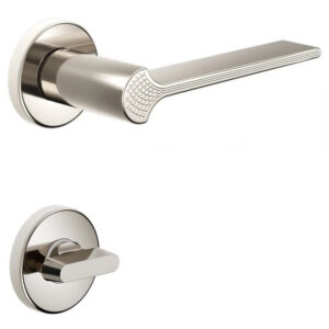 Ручка DND by Martinelli GINKO BILOBA з фіксатором WC RDN25+A нікель PVD (Італія)