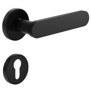 Ручка з накладкою під циліндр DND by Martinelli SHORT чорний (Італія)