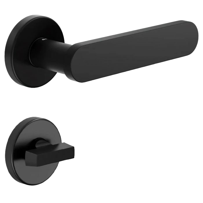 Чорна ручка DND by Martinelli SHORT з фіксатором WC (RDN22+A) (Італія)