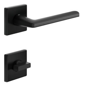 Чорна ручка DND by Martinelli LUCE P 02 з фіксатором WC (Італія)