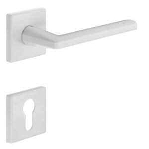 Біла ручка з накладкою на циліндр DND by Martinelli LUCE P 02 (Італія)