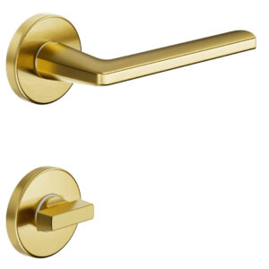 Ручка з фіксатором WC (RDN22+A) DND by Martinelli LUCE P матове золото (Італія)