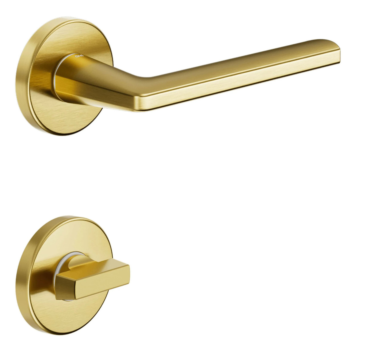 Ручка з фіксатором WC (RDN22+A) DND by Martinelli LUCE P матове золото (Італія)