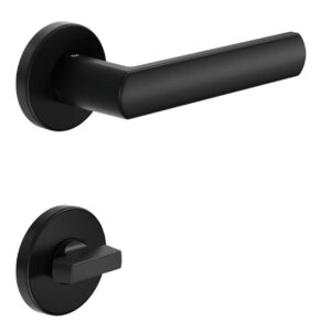 Дверна ручка DND by Martinelli LUCE з фіксатором WC чорний (Італія)