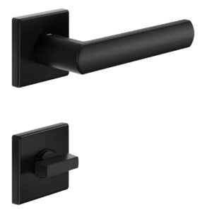 Дверна ручка з накладкою WC DND by Martinelli LUCE 02 чорний (Італія)