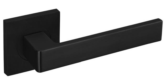 Чорна дверна ручка DND by Martinelli QUATTRO 02 55 мм (Італія)