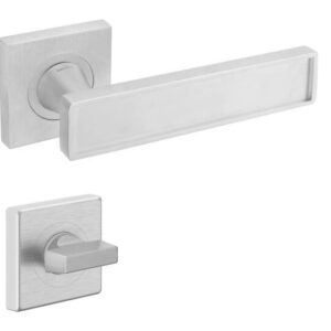 Ручка без декору з WC-накладкою DND by Martinelli SoCHIC L 02 55 мм матовий хром (Італія)