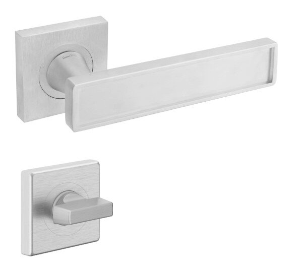 Ручка без декору з WC-накладкою DND by Martinelli SoCHIC L 02 55 мм матовий хром (Італія)