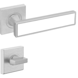 Ручка з WC фіксатором DND by Martinelli SoCHIC L 02 55 мм мат. хром/білий декор (Італія)