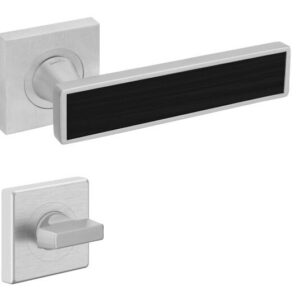 Ручка DND by Martinelli SoCHIC L 02 55 мм з фіксатором WC мат. хром/чорний декор (Італія)