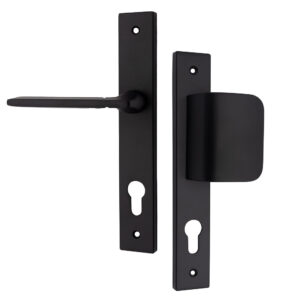 Ручки ліві фіксована/натискна OZEN Helen AL200-PH 85 мм чорний (Туреччина)