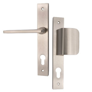 Ручки ліві фіксована/натискна OZEN Helen AL200-PH 85 мм сатин (Туреччина)