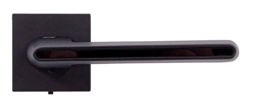 Дверна ручка Comit Club R (роз 6 мм) матовий чорний (Китай)