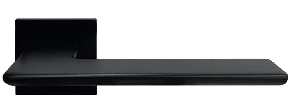 Дверна ручка Comit Element R (роз 6 мм) матовий чорний (Китай)